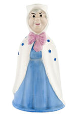 CINDERELLA FAIRY GODMOTHER FIGURAL CERAMIC PITCHER.