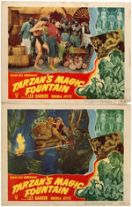 "TARZAN'S MAGIC FOUNTAIN" LOBBY CARD SET.