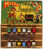 "BAMBI MAZDA DISNEYLIGHTS" BOXED LIGHT SET.