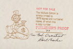 "THE FINE ART OF WALT DISNEY'S DONALD DUCK" HIGH QUALITY LIMITED EDITION BOOK SIGNED BY CARL BARKS.