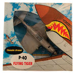 "THIMBLE DROME P-40 FLYING TIGER" GAS-POWERED BOXED PLANE.