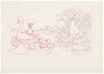 THE UGLY DUCKLING ORIGINAL PUBLICITY ART.