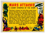 "MARS ATTACKS" TOPPS GUM CARD HIGH GRADE SET.