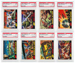 "MARS ATTACKS" TOPPS GUM CARD HIGH GRADE SET.