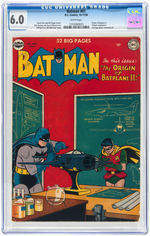 "BATMAN" #61 OCTOBER-NOVEMBER 1950 CGC 6.0 FINE.