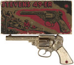 STEVENS "49-ER & PEACEMAKER" BOXED CAP GUNS.