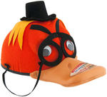 "PROF. LUDWIG VON DRAKE FUN CHARACTER HATS" STORE DISPLAY.