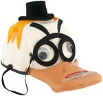 "PROF. LUDWIG VON DRAKE FUN CHARACTER HATS" STORE DISPLAY.