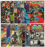 "DETECTIVE COMICS" COMIC LOT OF 18 ISSUES.