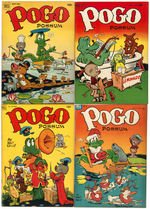 POGO POSSUM COMIC LOT OF TEN ISSUES.