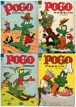 POGO POSSUM COMIC LOT OF TEN ISSUES.