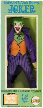 "JOKER AND PENGUIN" BOXED MEGO ACTION FIGURES.