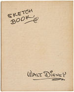 "WALT DISNEY'S SKETCH BOOK OF SNOW WHITE AND THE SEVEN DWARFS" EXCEPTIONAL HARDCOVER WITH DJ.