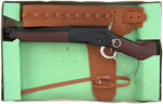 MARX "RAPID FIRE HIP GUN AND HOLSTER SET" BOXED ENGLISH SET.