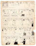 "THE BUNGLE FAMILY" ORIGINAL ART FOR TEN SUNDAY PAGES FROM 1934.