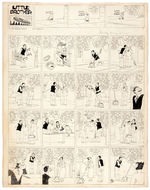 "THE BUNGLE FAMILY" ORIGINAL ART FOR TEN CONSECUTIVE SUNDAY PAGE FROM 1935.