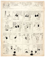 "THE BUNGLE FAMILY" ORIGINAL ART FOR TEN CONSECUTIVE SUNDAY PAGE FROM 1935.