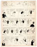 "THE BUNGLE FAMILY" ORIGINAL ART FOR TEN SUNDAY PAGES FROM 1935.