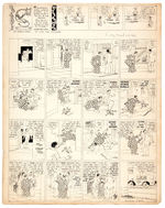 "THE BUNGLE FAMILY" ORIGINAL ART FOR TEN SUNDAY PAGES FROM 1935.