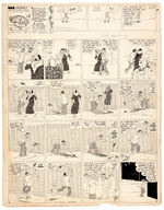 "THE BUNGLE FAMILY" ORIGINAL ART FOR TEN SUNDAY PAGES FROM 1935.