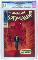 "AMAZING SPIDER-MAN" #50 JULY 1967 CGC 6.5 FINE+ (FIRST KINGPIN).