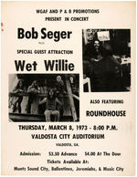 BOB SEGER CONCERT POSTER.