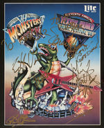 VAN HALEN BAND-SIGNED "TEXXAS WORLD MUSIC FESTIVAL '88" CONCERT POSTER.