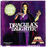 AURORA “DRACULA’S DAUGHTER” FANTASY BOX, INSTRUCTION SHEET AND ORIGINAL ARTWORK FOR SHEET.