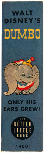 "WALT DISNEY'S DUMBO - ONLY HIS EARS GREW!" FILE COPY BTLB.