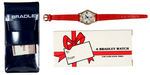 “THE BEATLES” WRIST WATCH BY BRADLEY IN ORIGINAL GIFT BOX.