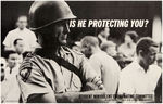 POWERFUL SNCC CIVIL RIGHTS POSTER FEATURING PHOTO BY DANNY LYON.