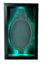 "THE  HAUNTED MANSION 999 HAPPY HAUNTS BALL DEARLY DEPARTED" LIMITED EDITION WALL PLAQUE.
