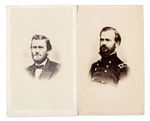 CIVIL WAR CARTE DE VISITES LOT WITH GRANT & SHERMAN.