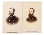 CIVIL WAR CARTE DE VISITES LOT WITH GRANT & SHERMAN.