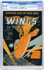 "WINGS COMICS" #16 DECEMBER 1941 CGC 6.0 FINE.