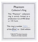 THE PHANTOM LIMITED EDITION SILVER RING.