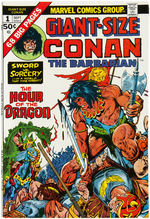 "CONAN THE BARBARIAN" KING-SIZE & GIANT-SIZE ANNUAL COMIC BOOK LOT.