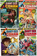 "CONAN THE BARBARIAN" KING-SIZE & GIANT-SIZE ANNUAL COMIC BOOK LOT.