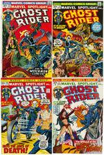 "MARVEL SPOTLIGHT" GHOST RIDER #6-11 COMIC BOOK LOT.