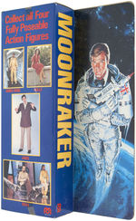 "JAMES BOND 007 MOONRAKER" MEGO FIGURE BOXED TRIO.