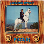 HOPALONG CASSIDY BOXED COWBOY OUTFIT & TELEVISION PUZZLES SET.