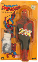 "WONDER WOMAN", "BATMAN" MAGNETIC & "THE AMAZING SPIDER-MAN" LARGE MEGO ACTION FIGURES.