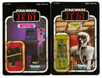 "STAR WARS: RETURN OF THE JEDI - POWER DROID & TOO-ONEBEE (2-1B)" CARDED ACTION FIGURE PAIR.