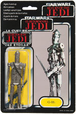 "STAR WARS: RETURN OF THE JEDI - IG-88" ACTION FIGURE ON TRI-LOGO CARD.