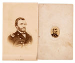 CIVIL WAR CARTE DE VISITES LOT WITH GRANT & SHERMAN.