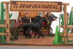 "HIGH CHAPARRAL" BOXED SPANISH PLAYSET.