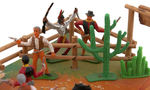 "HIGH CHAPARRAL" BOXED SPANISH PLAYSET.