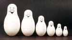 LIL' ABNER "SHMOO" NESTED FIGURES.