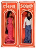 "SONNY & CHER" DOLL PAIR BY MEGO.