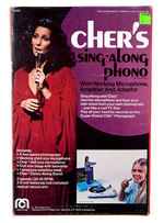 "CHER'S SING-ALONG PHONO" RECORD PLAYER.